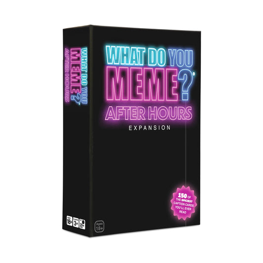 WHAT DO YOU MEME? After Hours by Relatable The Explicit Expansion Pack for Game Night Board Games Adult Games and Party Games Includes 150 Caption Cards to Play with Full-Sized Game
