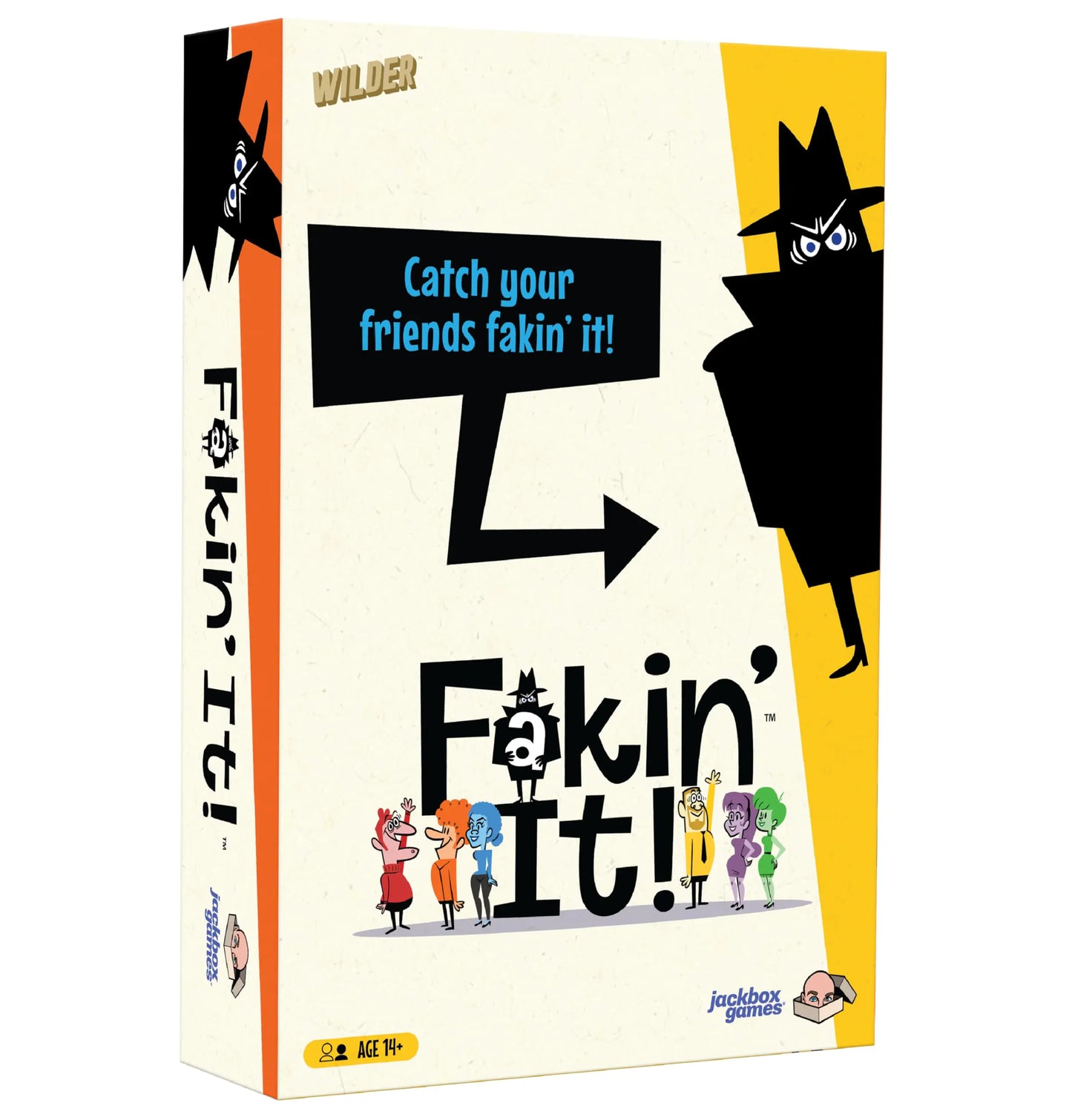 Games Fakin’ It Board Game – for Adults & Teens - Fun Social Deduction Card Game for Ages 14 & Up – Hilarious Board Game for Game Nights with Family Friends & More (3-6 Players)