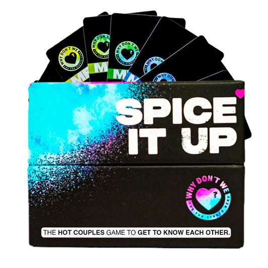 Why Dont We - Spice IT UP - Super Fun Couples Games for Date Nights: 150 Cards with Conversations Spicy Dares & More - Best Date Night Games for Couples - Romantic Adult Couple Games