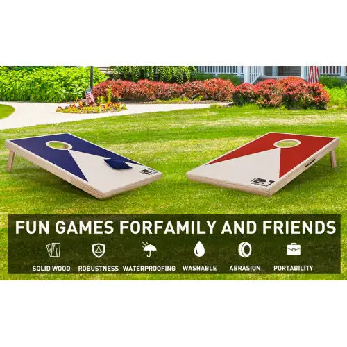 Solid Wood Premium Cornhole Set - 3ft X 2ft Game Board