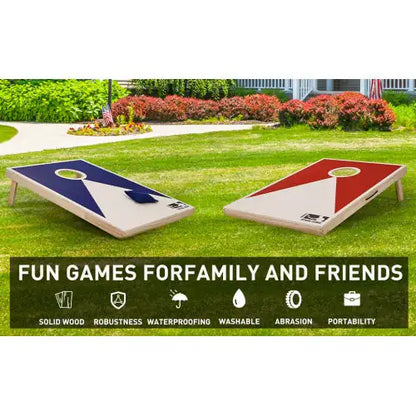 Solid Wood Premium Cornhole Set - 3ft X 2ft Game Board