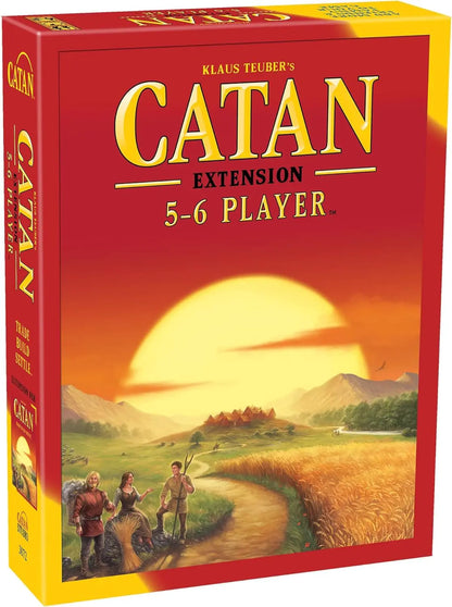Catan 5-6 Player Extension - A Board Game by Klaus Teubers - +2 Players - Board Games for Family - 90 Minutes of Gameplay - Games for Family Game Night - for Kids and Adults Ages 10+ - English